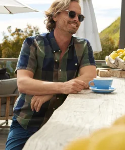 Men Outerknown Atlantic S/S Madras Shirt