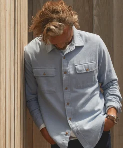 Men Outerknown Dillon Two-Pocket Flannel Shirt