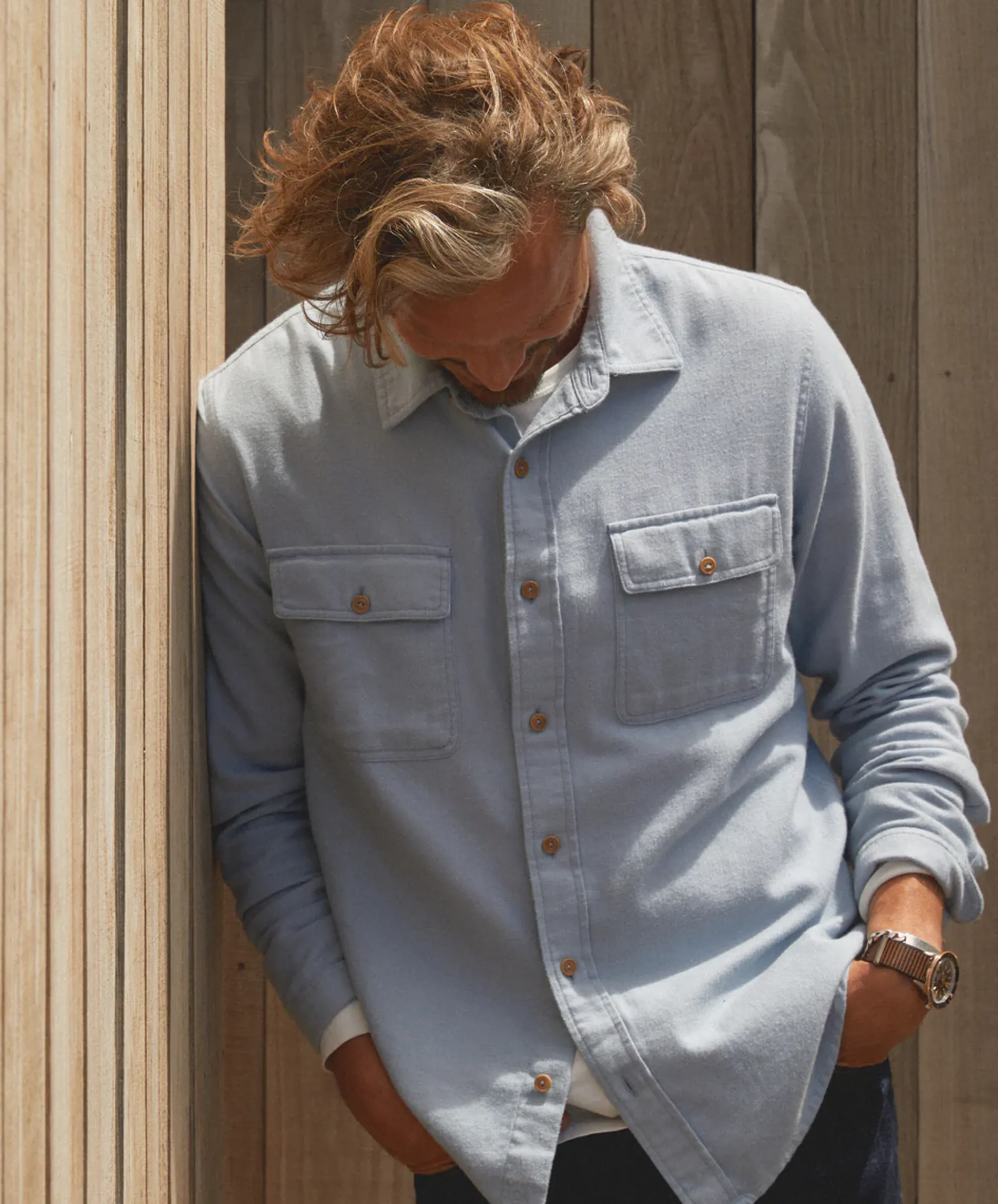 Men Outerknown Dillon Two-Pocket Flannel Shirt