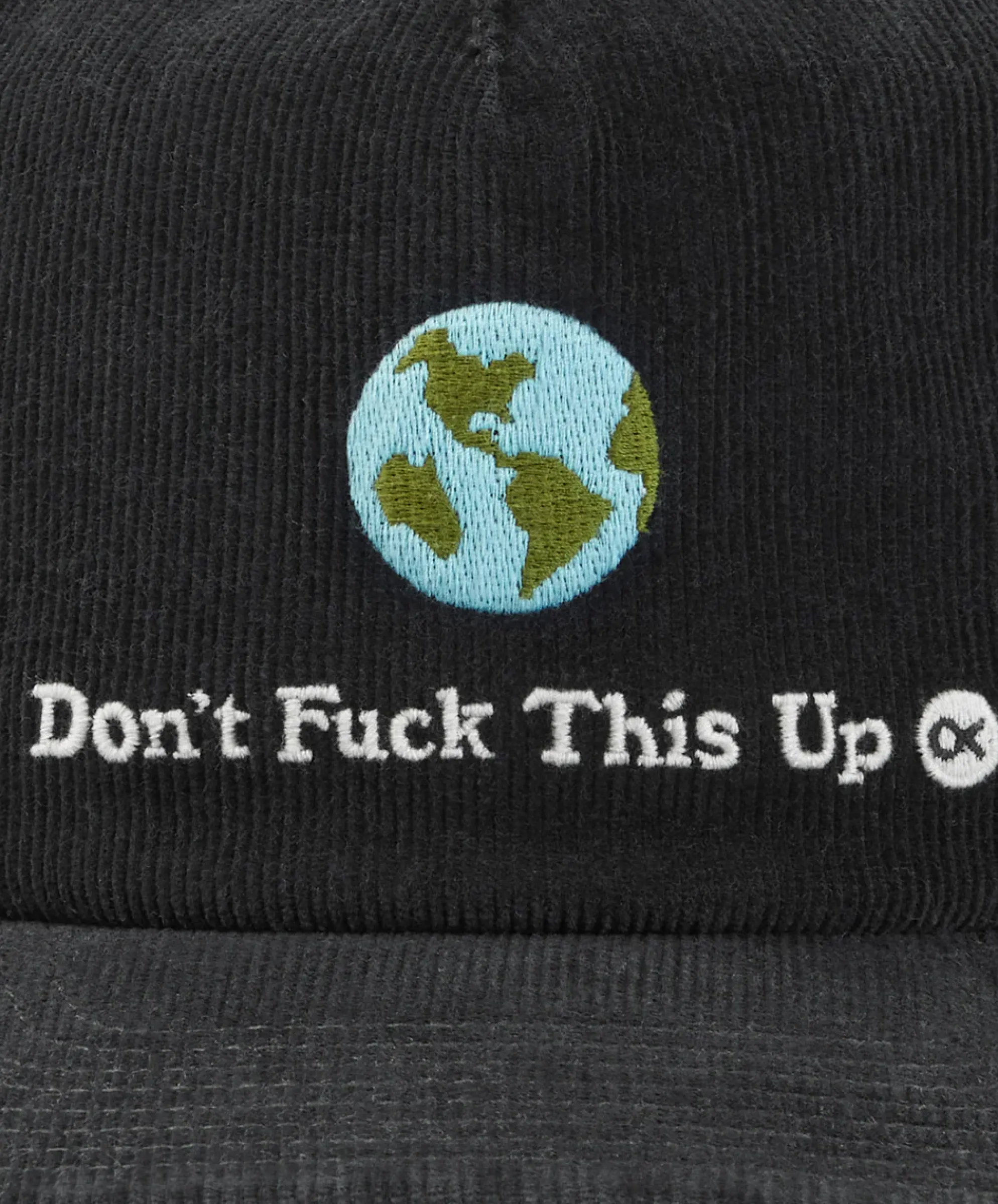 Men Outerknown Don'T Fuck This Up Cord 5-Panel Hat
