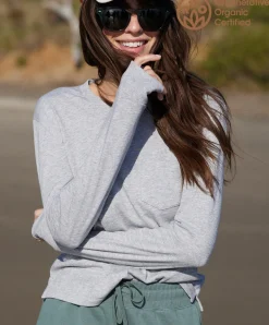 Women Outerknown Groovy L/S Boy Tee