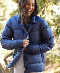 Women Outerknown Ok Mono Puffer Shirt Jacket