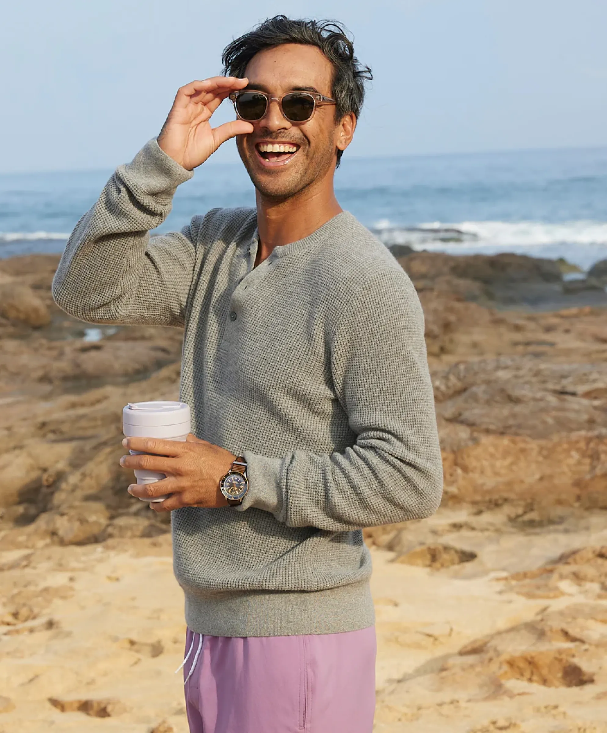 Men Outerknown Shelter Waffle Henley
