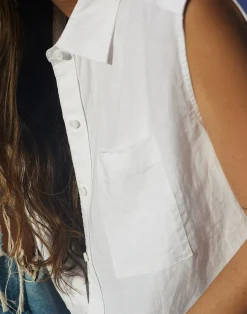 Women Outerknown Sydney Sleeveless Linen Shirt