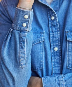 Women Outerknown Wyatt Western Denim Shirt