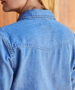 Women Outerknown Wyatt Western Denim Shirt